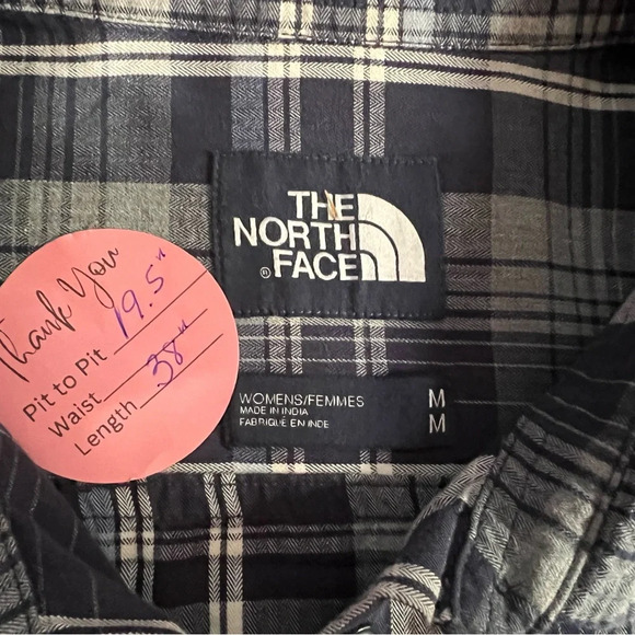 The North Face Cambridge Navy Plaid Shirtdress - Picture 6 of 13